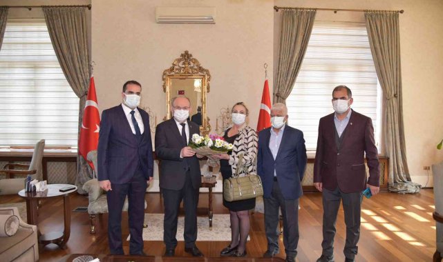 Turgutlu Azerbaycan Kültür Derneği Manisa'da ziyaretlerde bulundu