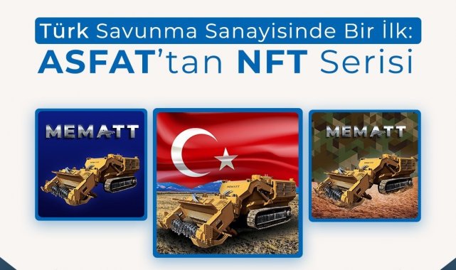 Türk savunma sanayiinde bir ilk: ASFAT'tan NFT serisi