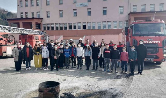 Türkeli'de yangın tatbikatı