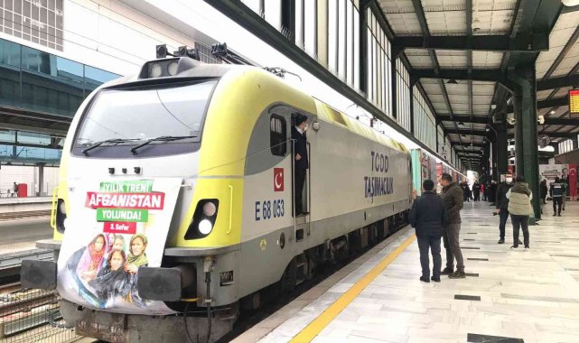 Türkiye'den Afganistan'a yardım götüren 'İyilik Treni'nin üçüncüsü yola çıktı