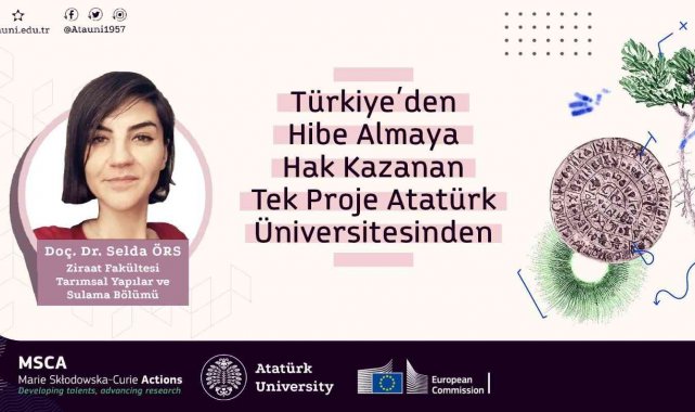 Türkiye'den hibe almaya hak kazanan tek proje Atatürk Üniversitesi'nden