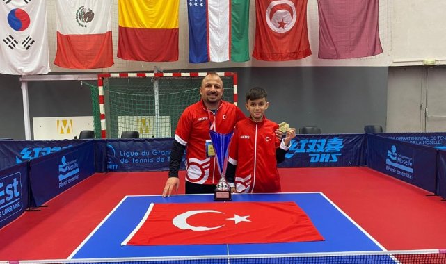 U11 kategorisinde dünyanın en başarılı sporcu olan Görkem, Çorum&#039;un gururu oldu