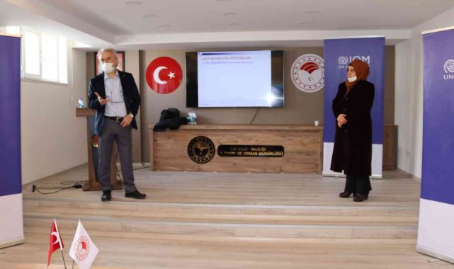 Üreticilere kurutmalık, paketleme, depolama eğitimi verildi