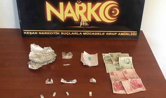 Uyuşturucuyu kullanan da satan da yakalandı
