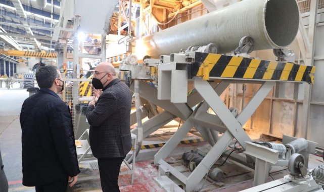 Vali Atay, fabrika ziyaretlerine devam ediyor