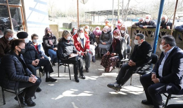 Vali Atay, köy ziyaretlerine devam ediyor