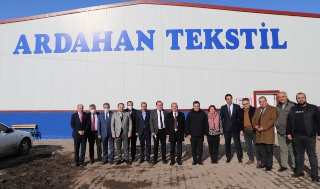 Vali Öner ve Başkan Demir'den fabrika ziyareti