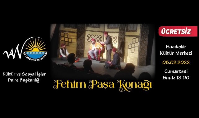 Van Büyükşehir Belediyesinin tiyatro etkinlikleri sürüyor