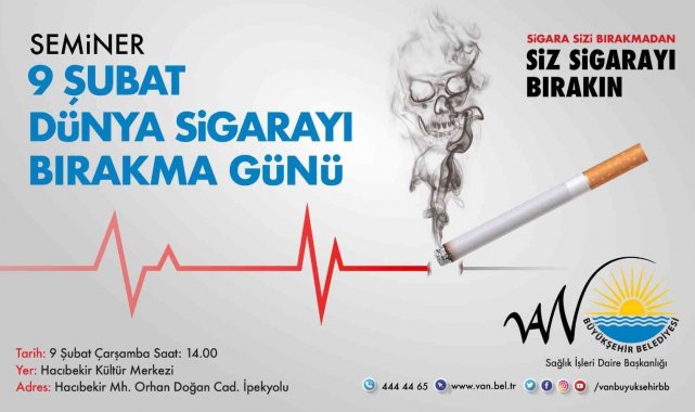 Van'da 'Sigara Bırakma Günü' nedeniyle seminer düzenlenecek