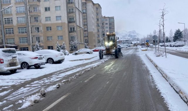 Van'da karla mücadele çalışması