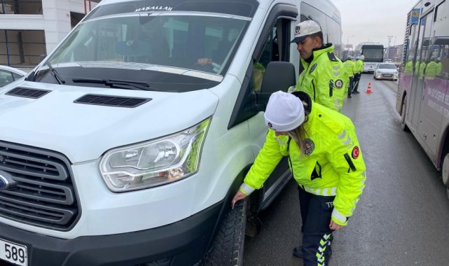 Van&#039;da kış lastiği denetimi