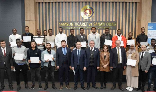 Yabancı uyruklu öğrencilere "Dış Ticaret Eğitimi" sertifikası