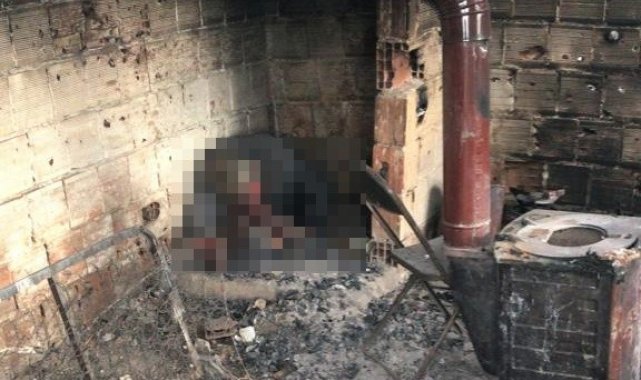 Yalnız yaşayan şahıs yanarak hayatını kaybetti
