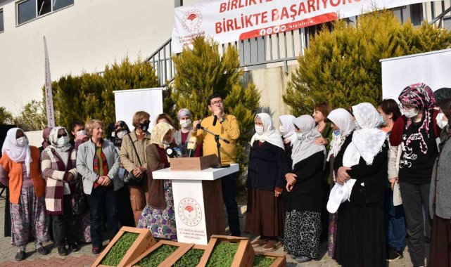 Yangın mağduru üreticilere yem desteği