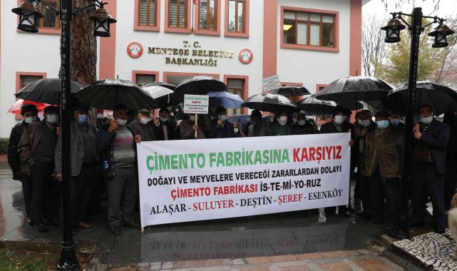 Yatağanlı köylüler, Menteşe Belediyesi'nde toplandı