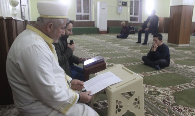 Yavuzeli&#039;nde Miraç Kandili&#039;nde mevlit okutuldu