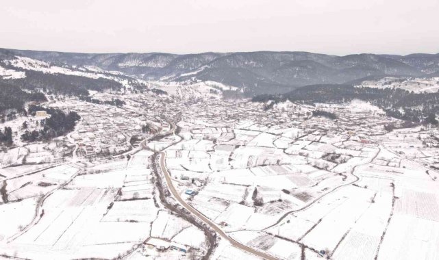 Yaylabayır kırsalında kar bereketi