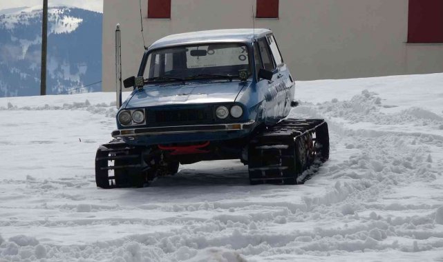 Yaylanın ilgi odağı: Paletli Toros