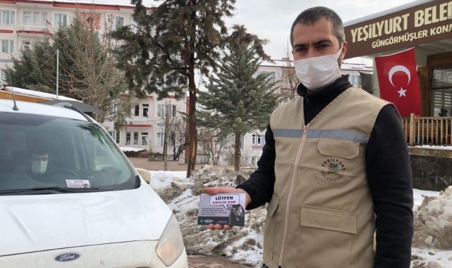 Yeşilyurt Belediyesi&#039;nden &#039;lütfen kaputa vur&#039; çağrısı