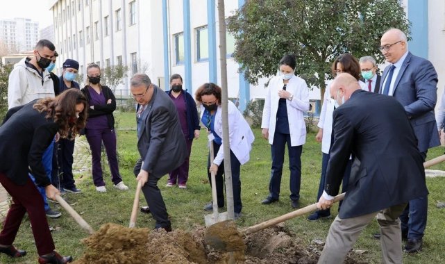 Yunusemre Belediyesi Manisa CBÜ yerleşkesini ağaçlandırıyor