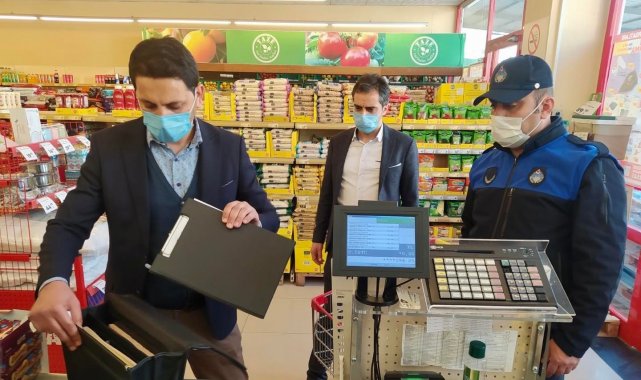 Zabıta ve ticaret müdürlüğü ekiplerinden fiyat denetimi
