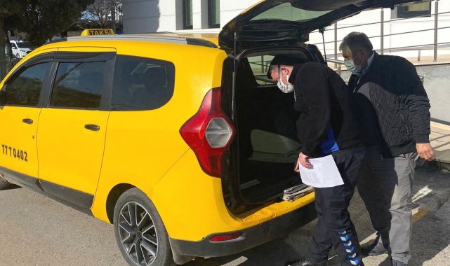 Zabıtadan ticari taksi denetimi