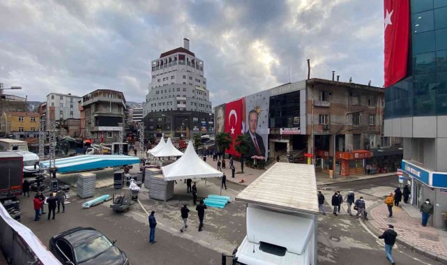 Zonguldak, Cumhurbaşkanı Erdoğan'ı karşılamaya hazırlanıyor