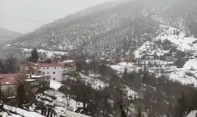 Zonguldak'ta yeniden kar yağışı başladı