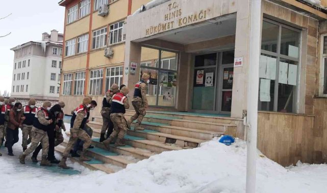 19 küçükbaş hayvanı çalan 7 kişi yakalandı