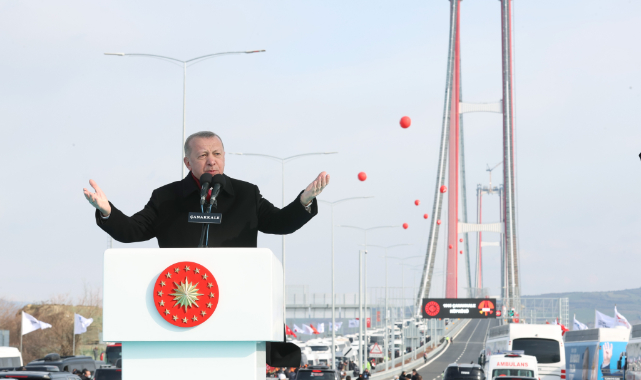 1915 Çanakkale Köprüsü Zafer Günü’nde açıldı