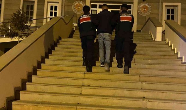 8 yıl hapis cezası bulunan şahıs Jandarmadan kaçamadı