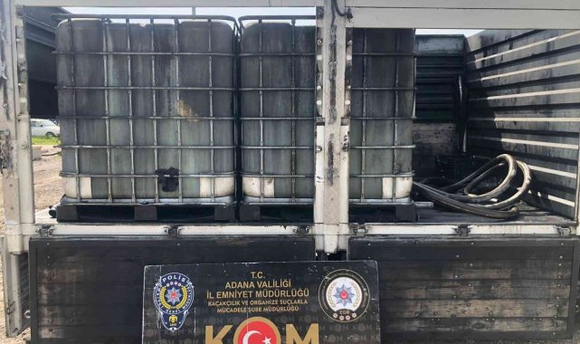 Adana'da kaçak akaryakıt operasyonu