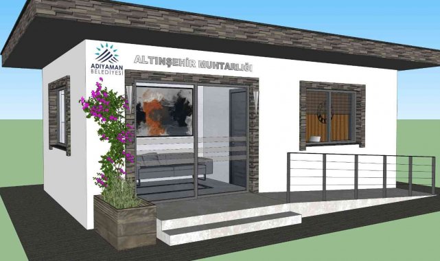 Adıyaman Belediyesi her mahalleye &#039;Muhtar Evi&#039; yapacak
