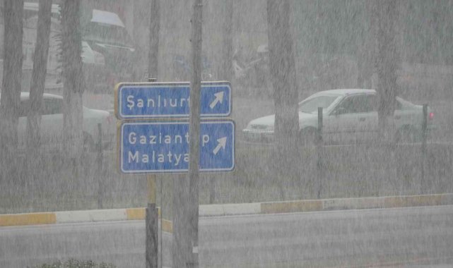 Adıyaman'da kar yağışı başladı