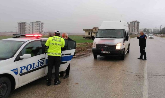 Adıyaman&#039;da servislere sıkı denetim