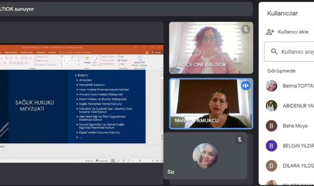 ADÜ'de öğrenciler ve hemşirelerin klinik ortamdaki yasal sorumlulukları konuşuldu