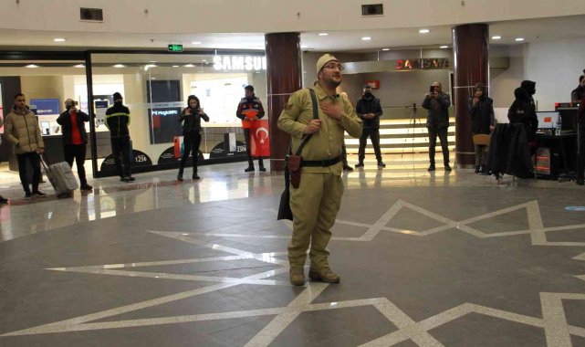 AFAD Erzurum Gönüllüleri Çanakkale'yi unutmadı