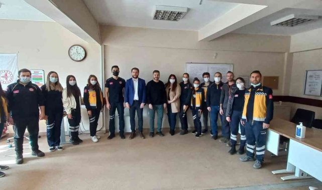 Afyonkarahisar'da 112 Acil Sağlık ekibine temel modül eğitimi