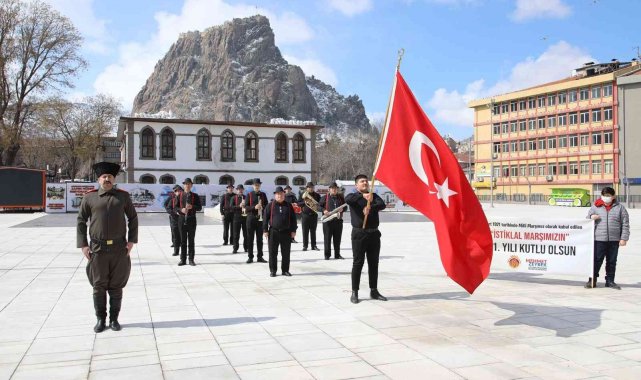Afyonkarahisar&#039;da İstiklal Marşı&#039;nın kabulü kutlaması