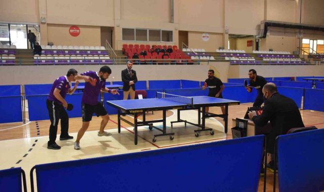 Afyonkarahisar&#039;da masa tenisi müsabakaları sona erdi