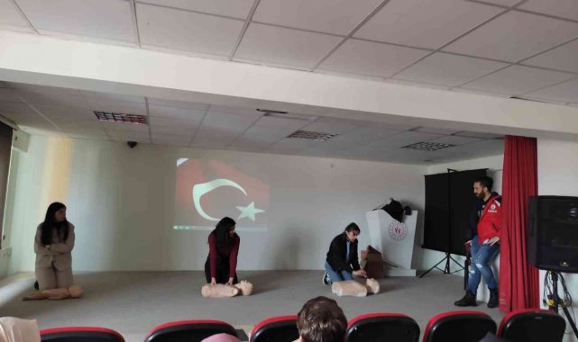 Afyonkarahisar&#039;da sertifikalı ilk yardım eğitimi