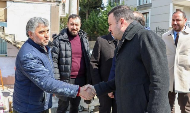 AK Parti İl Başkanı Bağatar'dan evi yanan vatandaşlara ziyaret