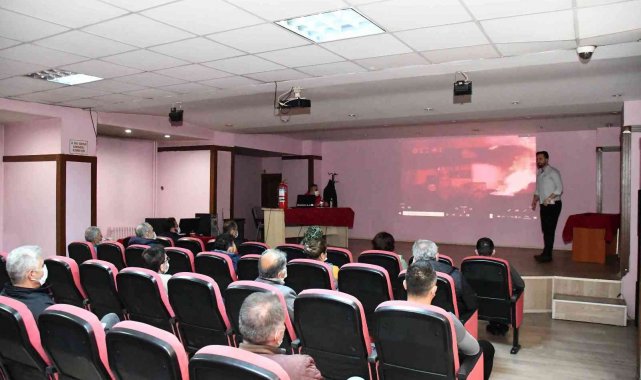 Aksaray Belediyesi personeline "İş sağlığı ve güvenliği" eğitimi