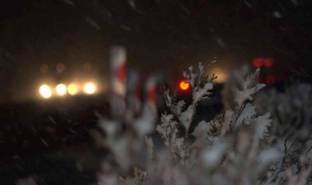 Aksaray'da kar yağışı yüksek kesimleri beyaza bürüdü