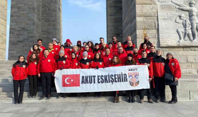 AKUT Eskişehir&#039;den Gelibolu&#039;da şehitlik ziyareti