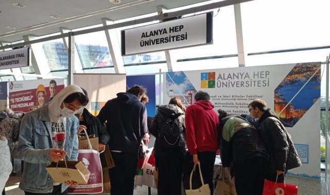 Alanya HEP Üniversitesi, Üniversite Tanıtım Günleri fuarına katıldı