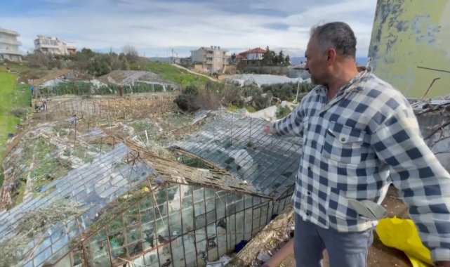 Alanya'da hortum yıktı geçti