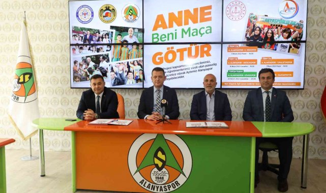 Alanyaspor, &#039;Anne Beni Maça Götür&#039; projesinde imzalar atıldı