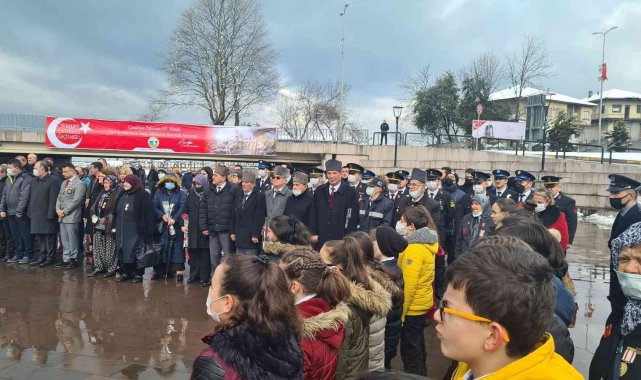 Alaplı'da 18 Mart Çanakkale Zaferi'nın 107. yıldönümü töreni