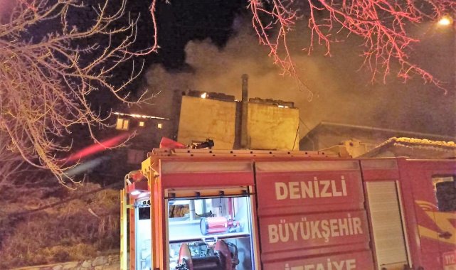 Alevler ev ve atölyeyi küle çevirdi